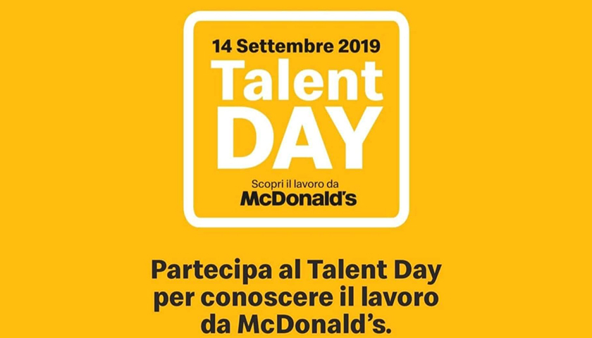 McDonald’s: anche a Nocera Superiore arriva il Talent Day