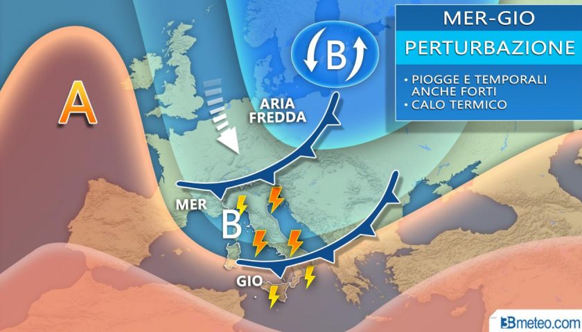 Meteo: giorni contati per il caldo, calo termino anche di 6 – 8°C