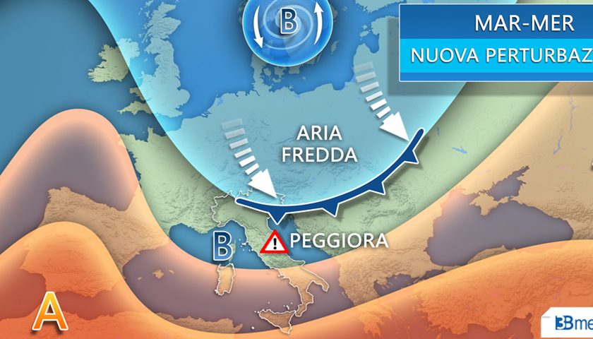 3BMeteo.com: Perturbazione in arrivo e nel weekend di Ognissanti altre piogge