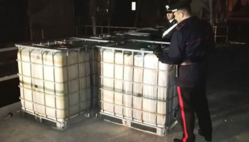 Vallo di Diano, ancora rifiuti pericolosi: sequestrate cisterne con idrossido di potassio