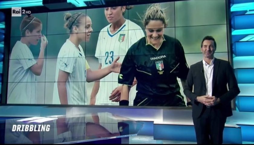 L’arbitro cilentano Maria Marotta protagonista a “Dribbling” su RaiDue