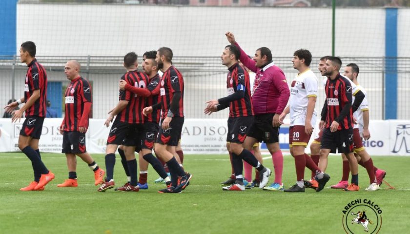 Arechi Calcio scippata dall’arbitro