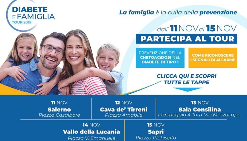 “Diabete e Famiglia – Tour 2019″ dedicato al diabete pediatrico (tipo 1)