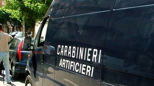 Ordigno bellico trovato a Fisciano: intervengono gli artificieri