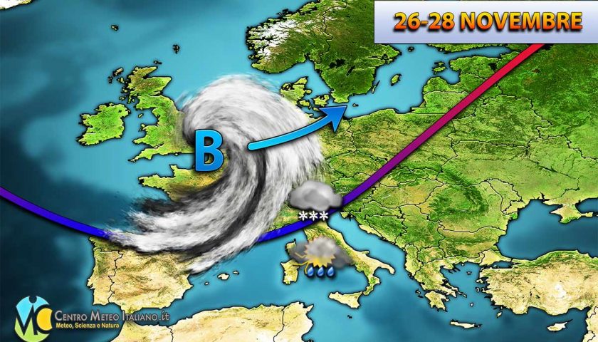 METEO: DOMANI IN CAMPANIA PIOGGE ED ACQUAZZONI