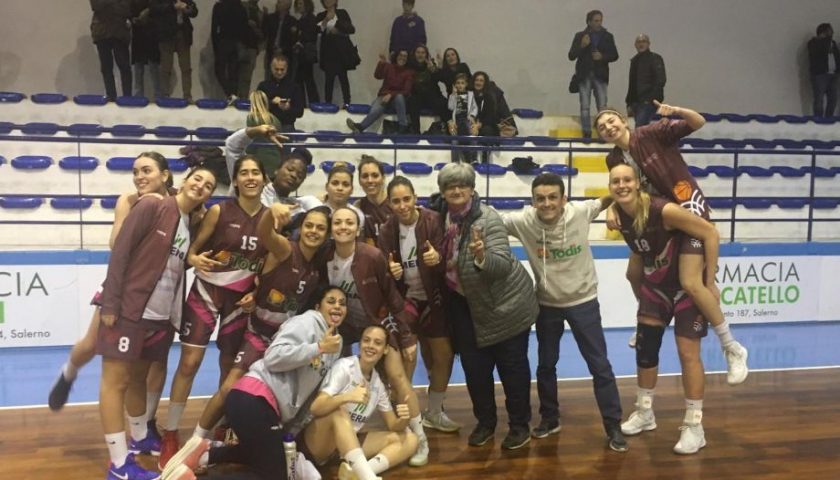 Grande vittoria della Todis Salerno ’92, la capolista Battipaglia cade al Pala Silvestri