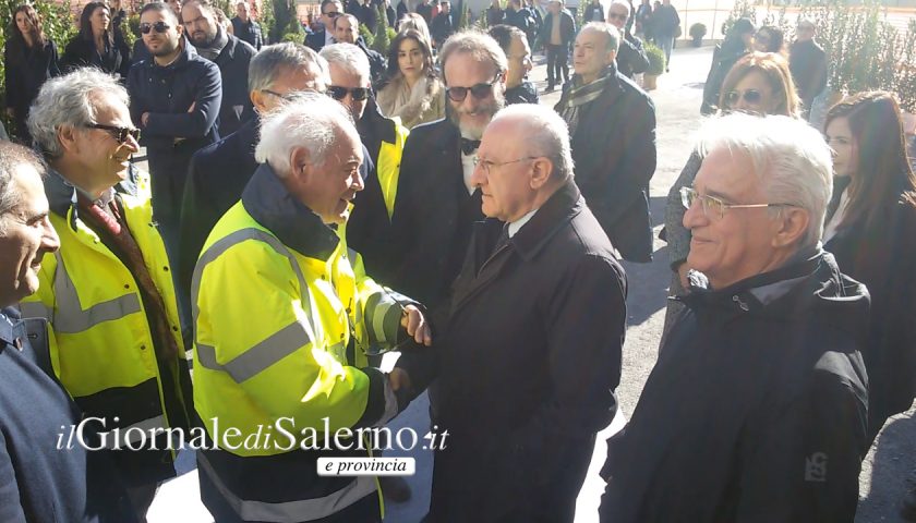 Opere pubbliche a Salerno, De Luca, “Fossimo nella Repubblica Popolare Cinese le avremmo già finite!”