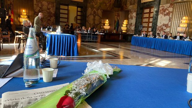 Consiglio comunale, rosa rossa per Marta Naddei: a lei l’intitolazione dell’aula delle commissioni consiliari