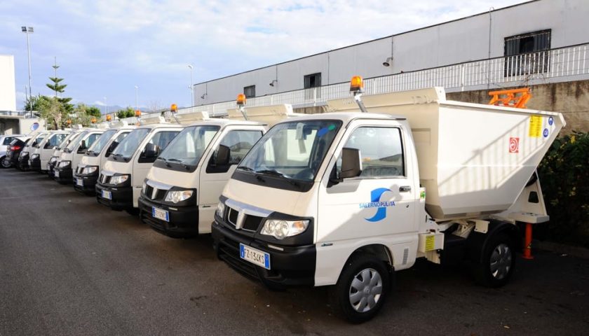 Salerno Pulita venerdì presenta i nuovi automezzi