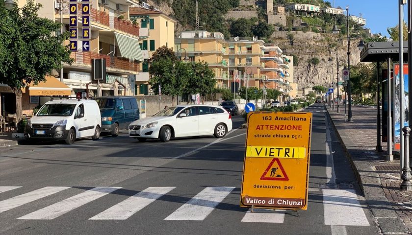 Anas, restano i disagi in Costiera Amalfitana per le condizioni meteo avverse