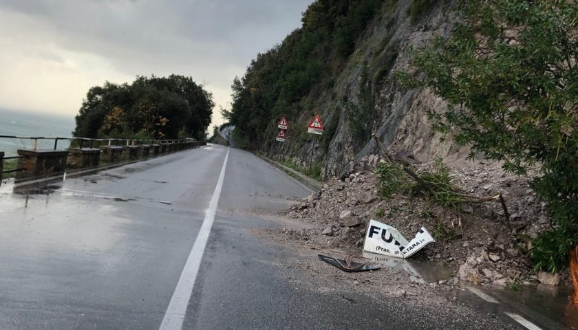 Maltempo, frane e smottamenti in Costiera Amalfitana: Coldiretti annuncia danni per 6 milioni