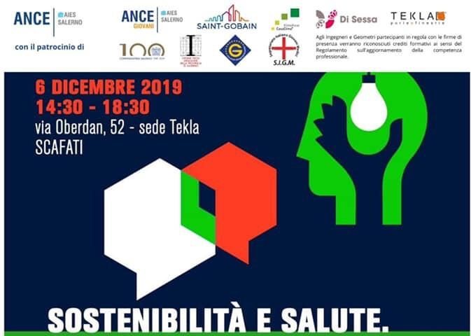 Sostenibilità e salute: l’Ance Aies Salerno ed il Gruppo Giovani organizzano un convegno per discutere di benessere abitativo.