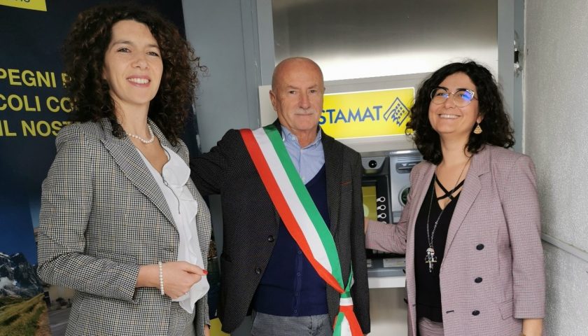 Conca dei Marini: installato il primo sportello automatico ATM Postamat dell’Ufficio Postale di piazza Olmo