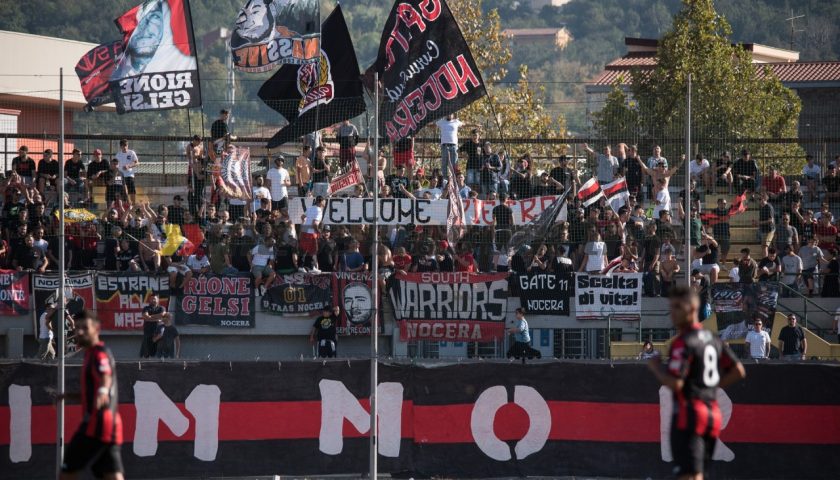 Rissa allo stadio, indagini chiuse per 21 tifosi della Nocerina