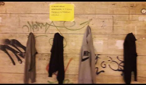 Muro della gentilezza anche a Pastena: raccolta indumenti per i bisognosi