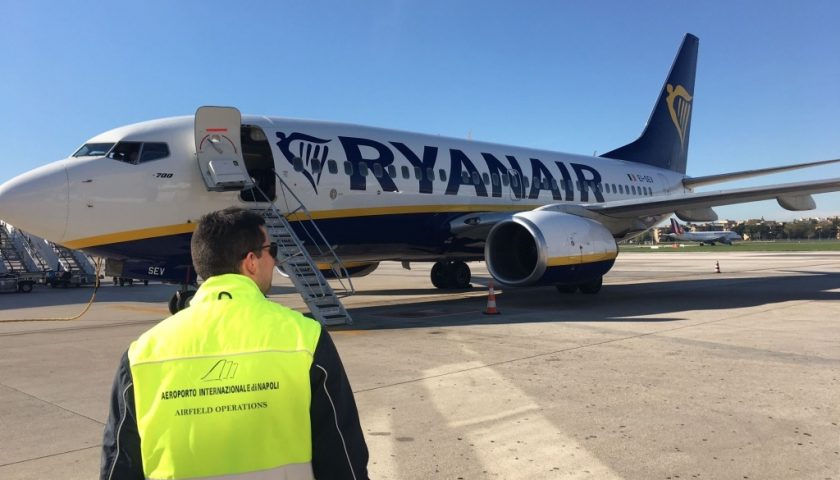 RYANAIR RIPRENDE I COLLEGAMENTI Da e per l’AEROPORTO DI NAPOLI CON 29 ROTTE PER l’estate 2020