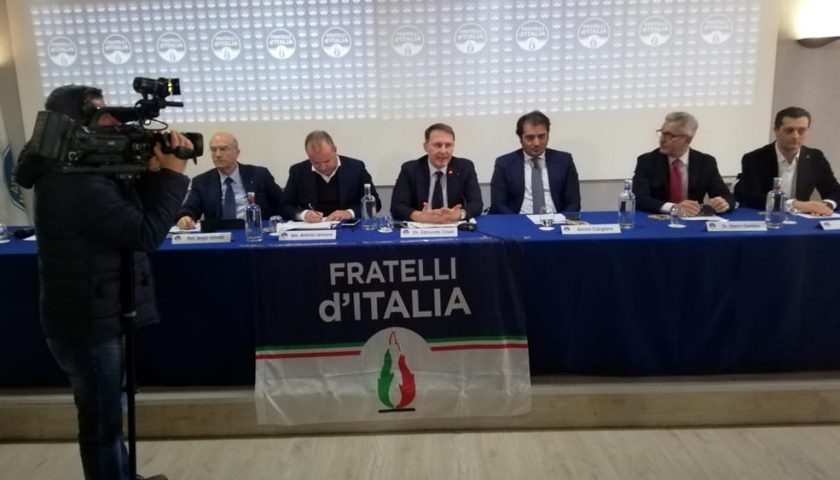 Regionali, Cirielli da Salerno lancia la sfida di Fratelli d’Italia: “De Luca sacrificato dal Pd”