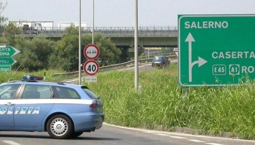 Lavori sull’A30 Caserta Salerno: domani chiude lo svincolo di Sarno