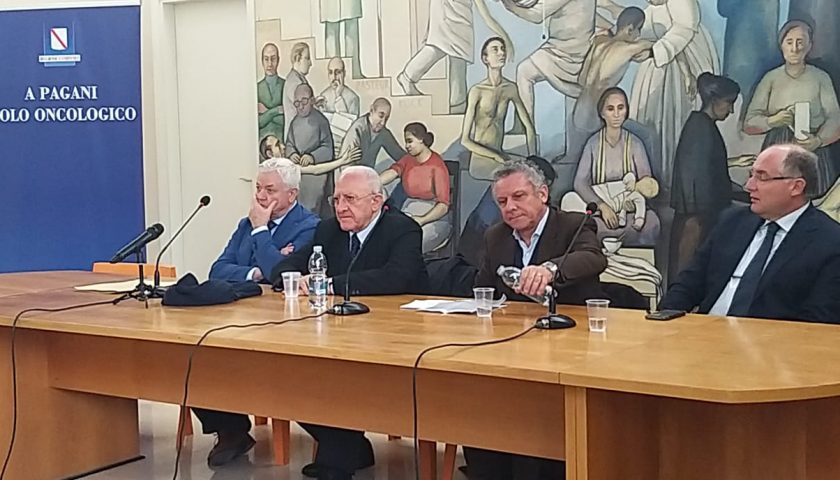 Polo oncologico a Pagani, il facente funzioni Sessa attacca De Luca: “Solo passerella politica e proclami”