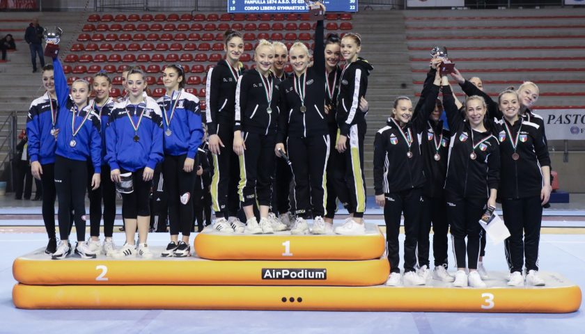 Ginnastica Salerno sul podio del Campionato Nazionale