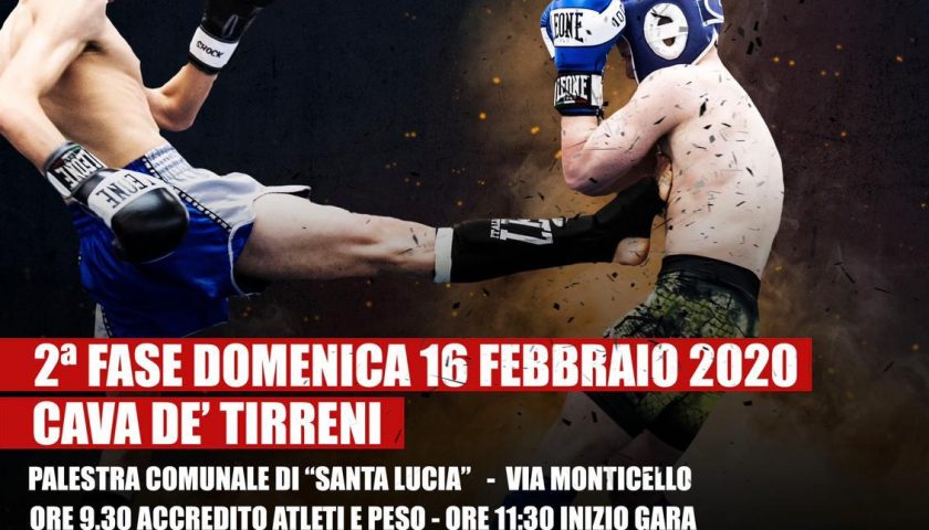 Kickboxing, a Cava de’ Tirreni la 2ª Fase del Campionato Regionale Fight1