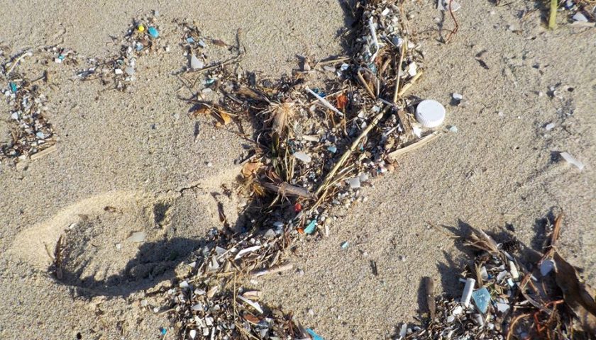 Microplastica sulla spiaggia delle Saline e Palinuro, allarme dell’attivista: “Può farci ammalare”