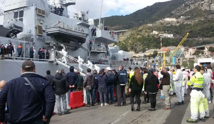 Salerno, domani lo sbarco di 92 migranti