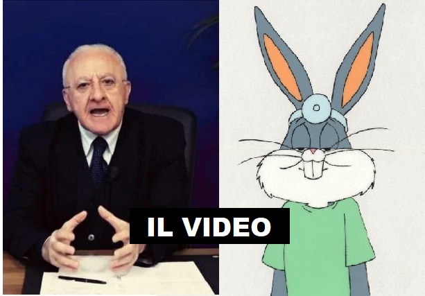 De Luca: “Da Protezione Civile mascherine del coniglietto Bunny”