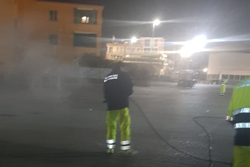 VIDEO – Salerno, proseguono gli interventi di sanificazione dell’intero territorio cittadino