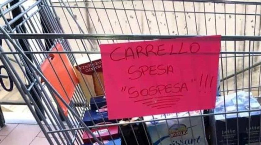 Attivato anche in provincia di Salerno il sistema della “spesa sospesa”