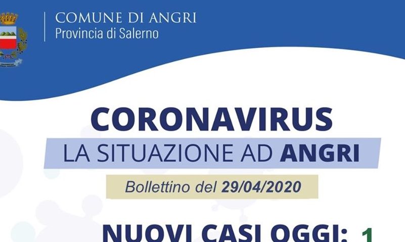 Angri. Nuovo tampone positivo al Covid-19