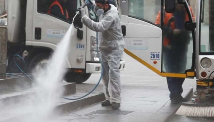 MERCOLEDÌ DISINFEZIONE DEL TERRITORIO COMUNALE DI CAVA DE’ TIRRENI