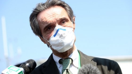 Coronavirus, Fontana contro le aperture differenziate per regione.  E attacca De Luca: “Io lucidissimo, sbaglia a voler chiudere la Campania”