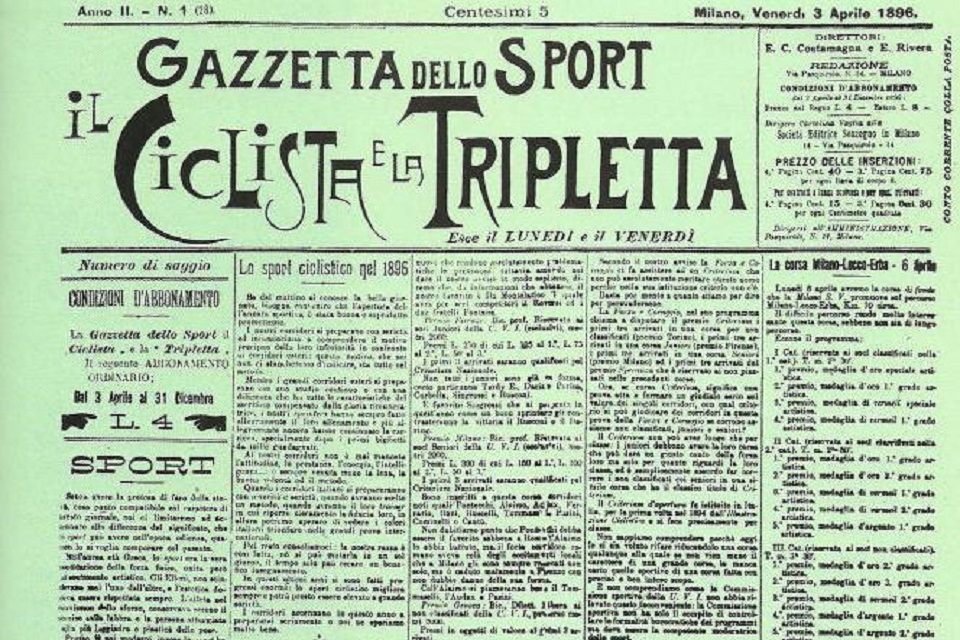 Gazzetta Dello Sport Du 12 Avril 1965 - Lanerossi Vicenza-Inter 1-1, Milan, Van Looy