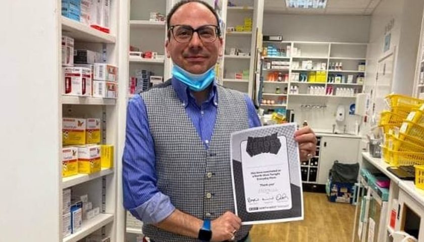 La Bbc di Londra premia il giovane farmacista nocerino Toto residente a Manchester