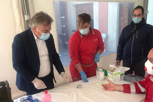 Covid 19, a Giffoni Valle Piana eseguiti i primi test rapidi