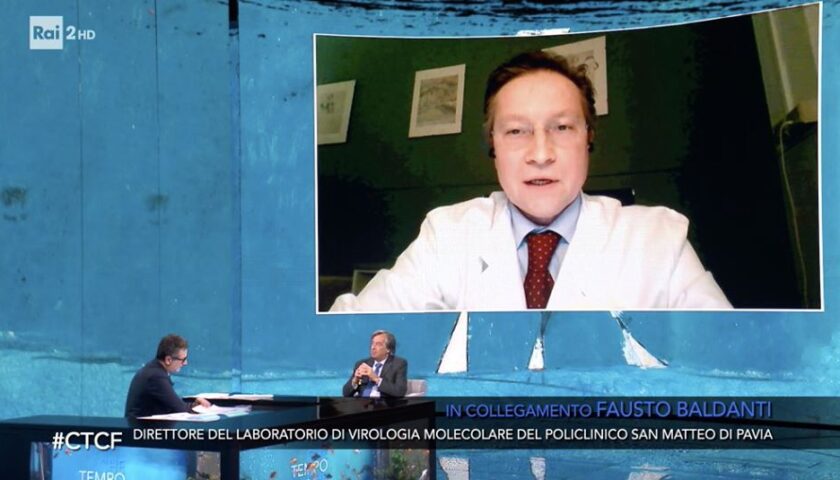 Ieri a “Che tempo che fà” Fausto Baldanti sulla cura con gli anticorpi dei guariti.