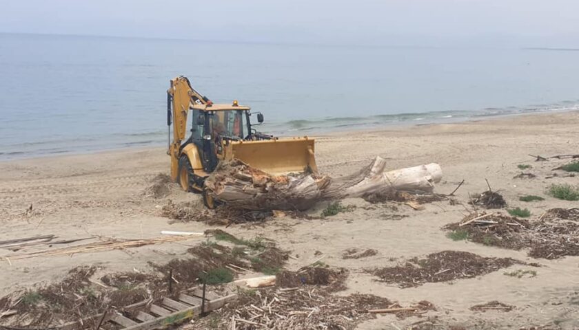 Agropoli, iniziano i lavori di sistemzione della spiaggia