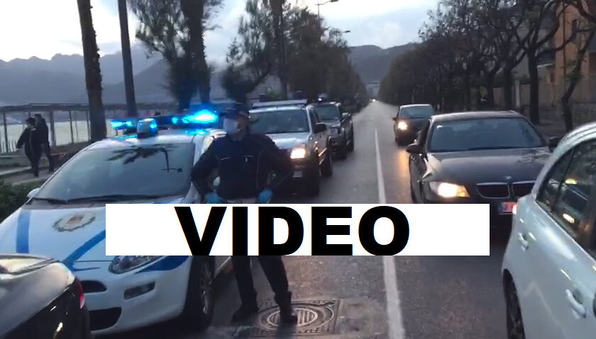 VIDEO: Controlli serrati sul lungomare Marconi nella festività del primo maggio