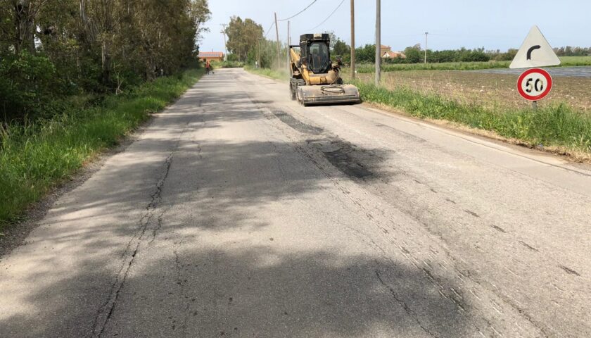 SP 276 nel Comune di Capaccio lavori di ripristino e messa in sicurezza