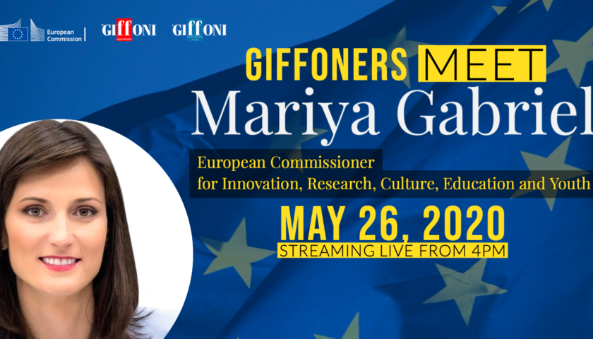 DA GIFFONI ALL’EUROPA: 9 GIFFONERS A CONFRONTO CON IL COMMISSARIO EUROPEO MARIYA GABRIEL PER RINASCERE DALLA CULTURA