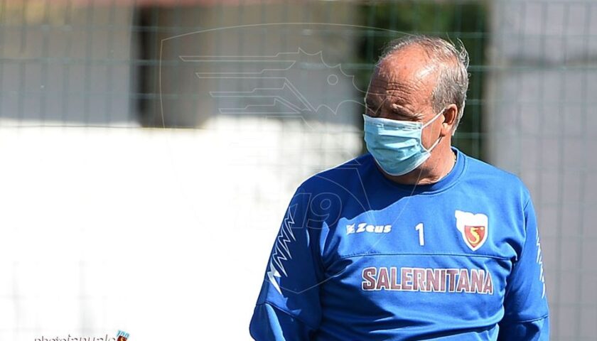 Salernitana, Ventura: “Spero che domani faremo una grande partita”