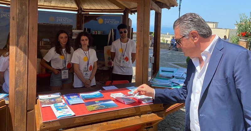 In piazza Tempone a Capaccio inaugurato il settimo Infopoint