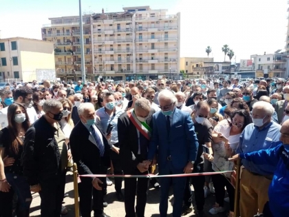 Dopo due anni riapre la Villa comunale a Scafati, Salvati: “Giorno importante, sia come sindaco che come scafatese”