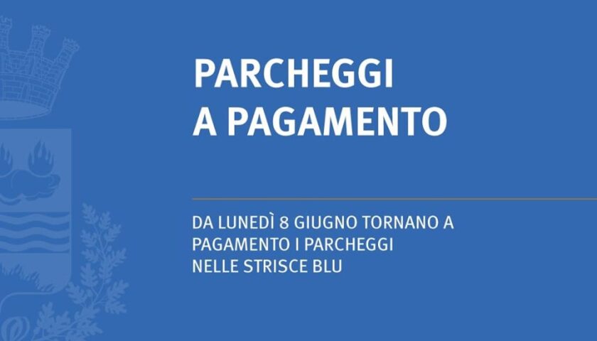 Eboli – da lunedì 8 giugno tornano a pagamento le strisce blu