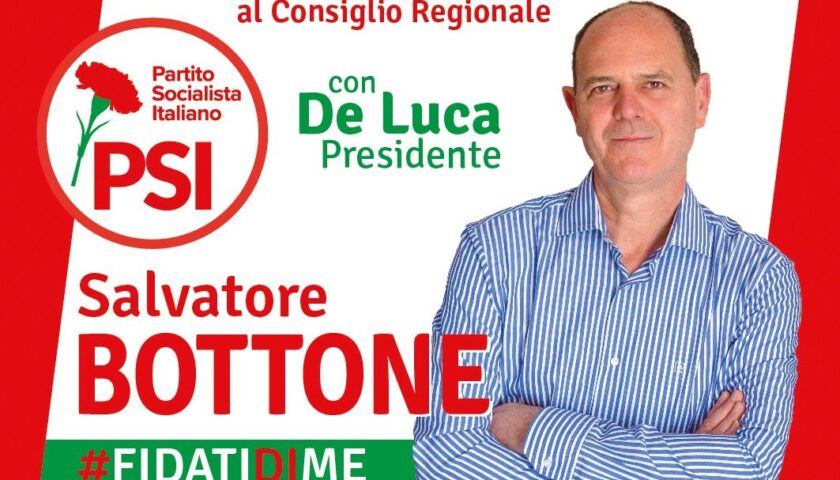 L’ex sindaco di Pagani Salvatore Bottone candidato alla Regione con il Psi: “Porterò la mia esperienza di amministratore”