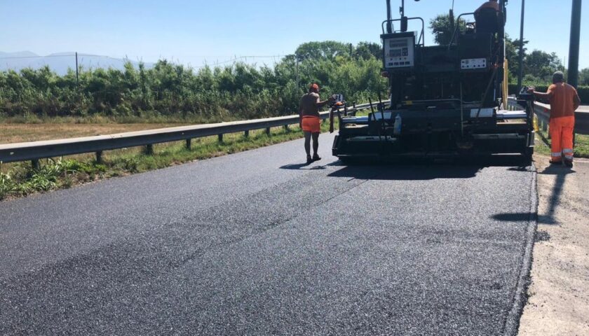 Provinciale 278, a Capaccio Paestum i lavori di messa in sicurezza 