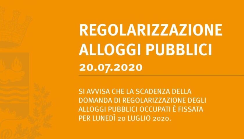 Eboli – lunedì 20 luglio è il termine ultimo per presentare le domande per la regolarizzazione degli alloggi pubblici