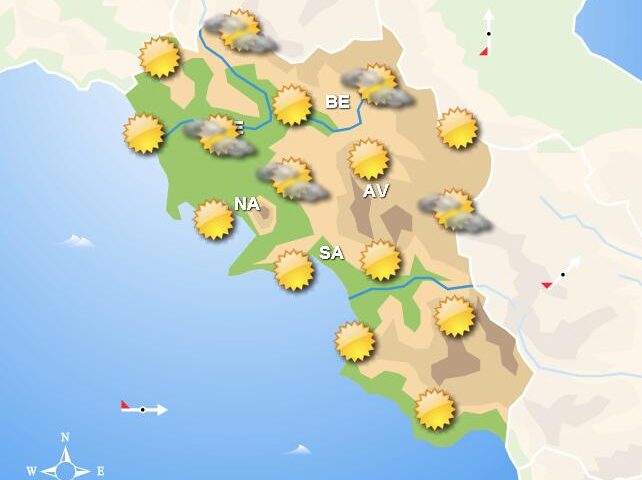 Meteo per domani, sereno su tutta la regione: precipitazioni in serata nell’entroterra