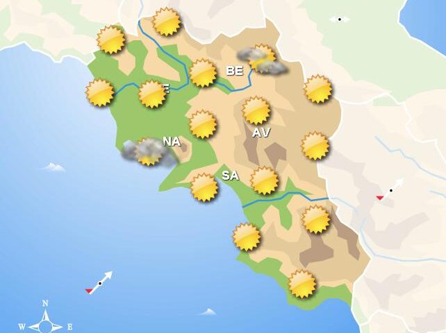 Meteo nel week end, in Campania domani temporali nelle zone interne. Domenica sereno